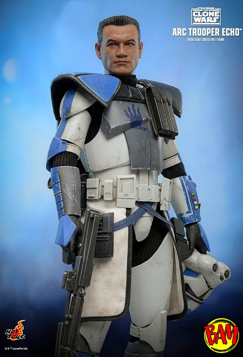 Hot Toys: TMS133 Arc Trooper Echo 1/6 Scale Action Figure (Clone Wars)