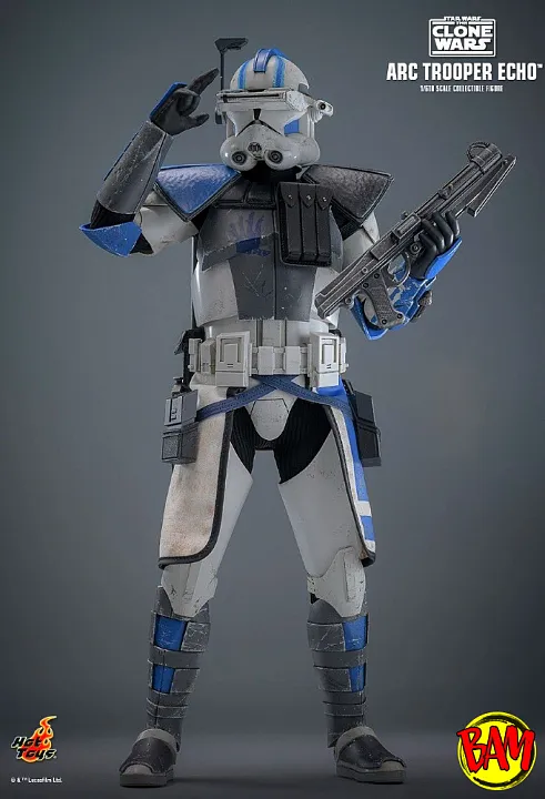 Hot Toys: TMS133 Arc Trooper Echo 1/6 Scale Action Figure (Clone Wars)