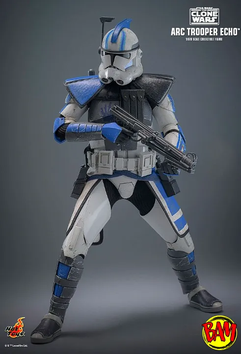 Hot Toys: TMS133 Arc Trooper Echo 1/6 Scale Action Figure (Clone Wars)