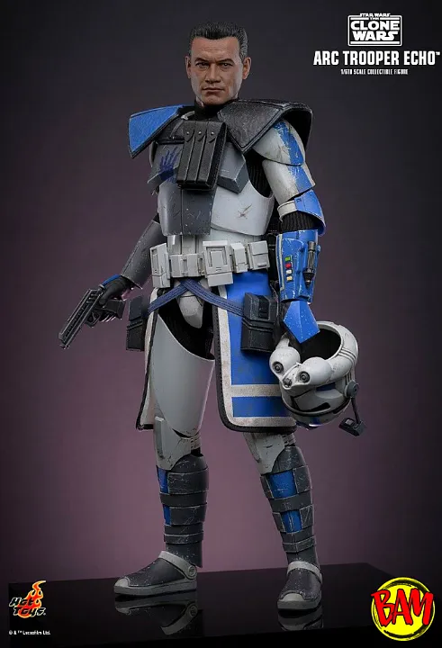 Hot Toys: TMS133 Arc Trooper Echo 1/6 Scale Action Figure (Clone Wars)