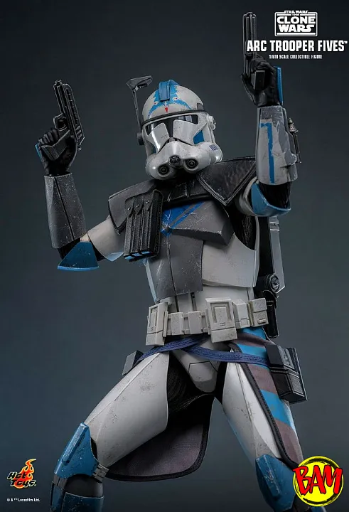 Hot Toys: TMS132 Arc Trooper Fives 1/6 Scale Actionfigur (Clone Wars)