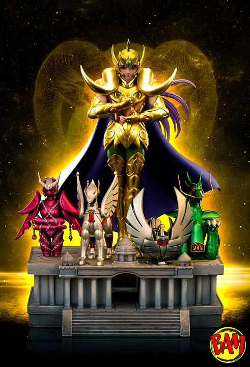 Iron Studios: Art Scale 1/10 Aries Mu Statue Deluxe (Saint Seiya)