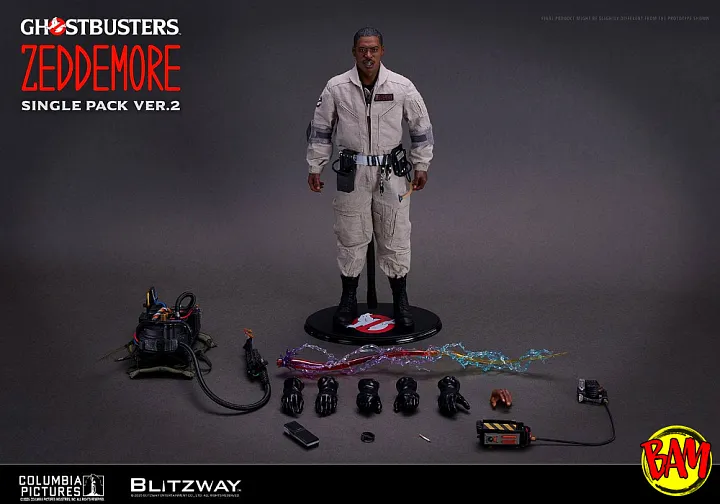 Blitzway: Premium UMS Winston Zeddemore Action Figure (Ghostbusters)