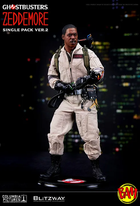 Blitzway: Premium UMS Winston Zeddemore Action Figure (Ghostbusters)