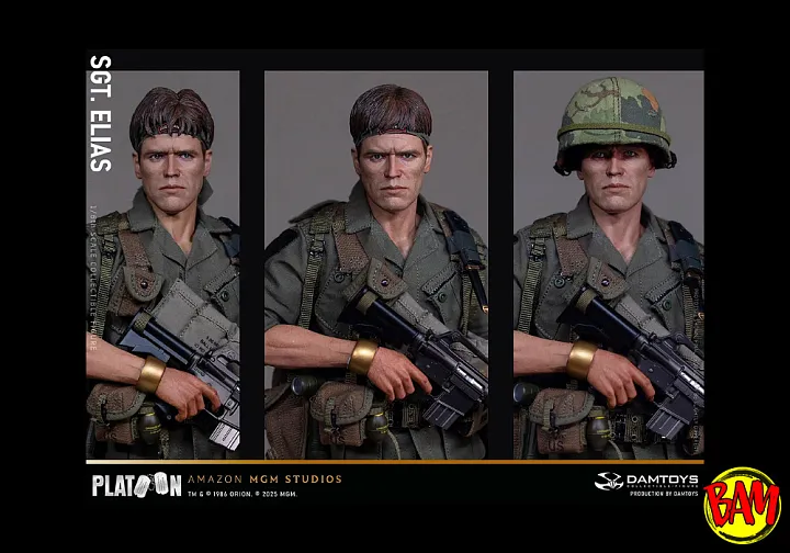 DAMTOYS: DMS047 Sergeant Elias 1/6 Scale Action Figure (Platoon)
