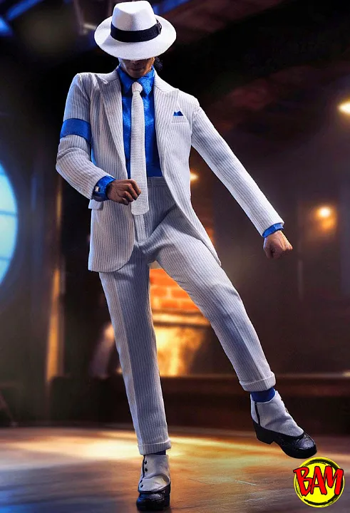 DAMTOYS: DMS048 Michael Jackson 1/6 Scale Action Figure (Smooth Criminal)