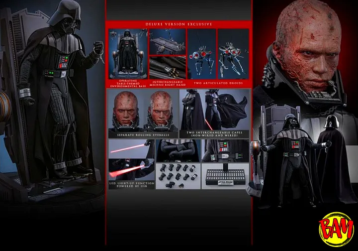 Hot Toys: MMS811 Darth Vader 1/6 Scale Action Figure Deluxe Edition (Star Wars)