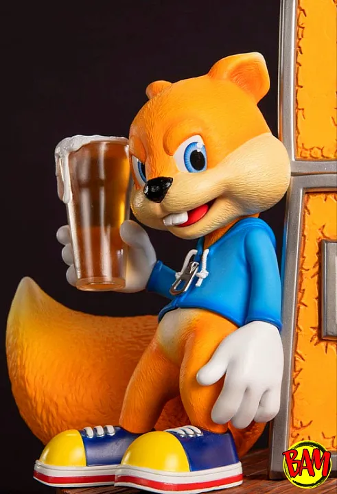 First 4 Figures: Conker's Bad Fur Day Statue (Game Cover)