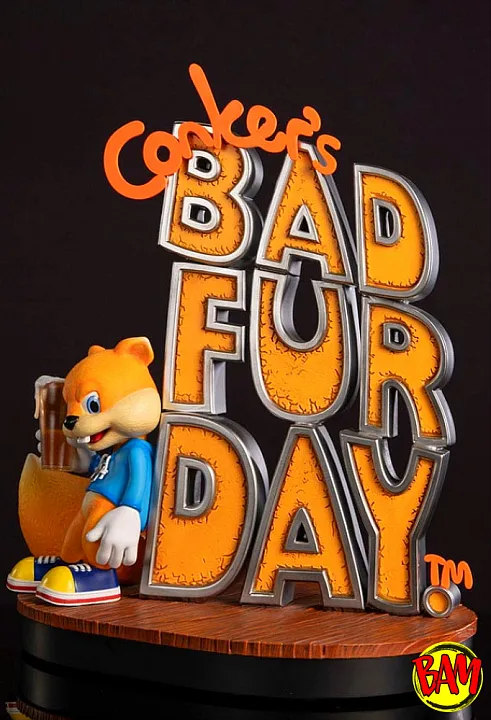 First 4 Figures: Conker's Bad Fur Day Statue (Game Cover)