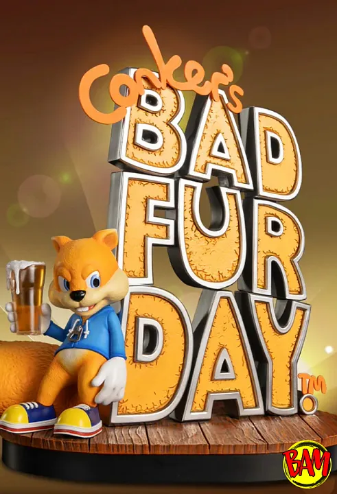 First 4 Figures: Conker's Bad Fur Day Statue (Game Cover)
