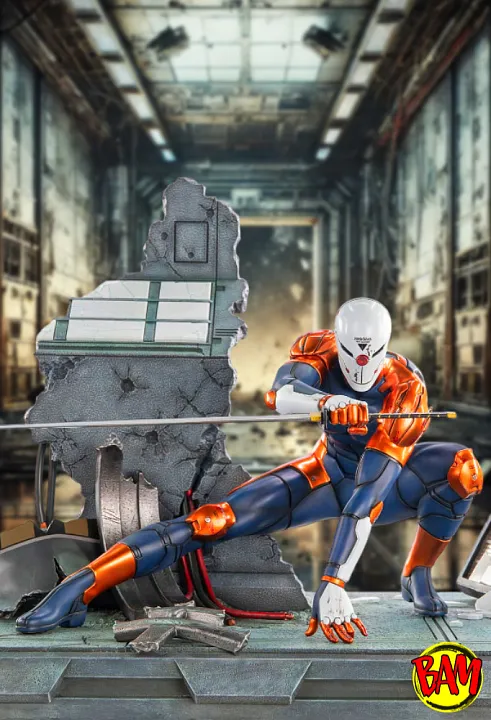 First 4 Figures: Gray Fox – Cyber Ninja Statue (Metal Gear Solid)