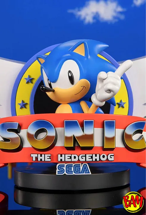Sonic the Hedgehog Title Screen Statue