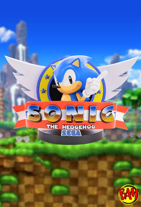Sonic the Hedgehog Title Screen Statue