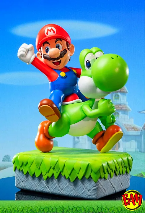 First 4 Figures: Mario und Yoshi Statue Exclusive (Nintendo)