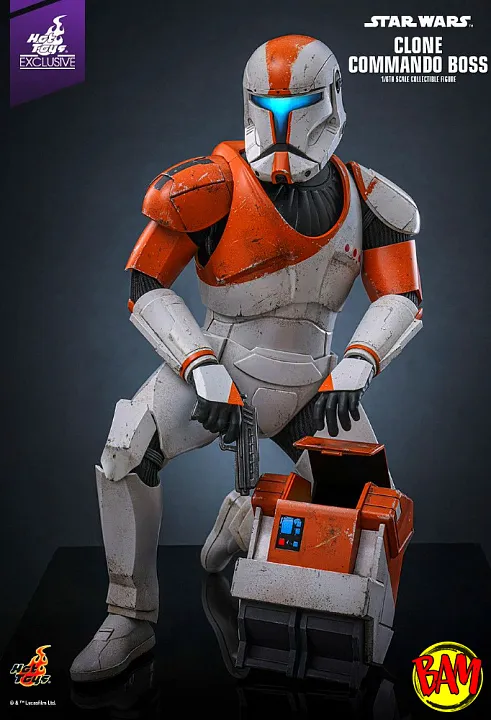 Hot Toys: TMS151 Clone Commando Boss 1/6 Scale Action Figure (Clone Wars)