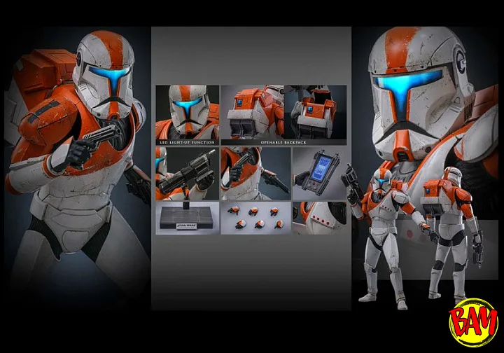 Hot Toys: TMS151 Clone Commando Boss 1/6 Scale Action Figure (Clone Wars)