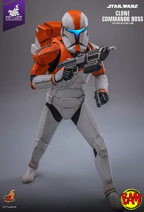 Hot Toys: TMS151 Clone Commando Boss 1/6 Scale Action Figure (Clone Wars)