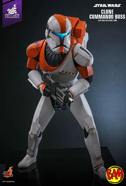 Hot Toys Clone Commando Boss Star Wars:Clone Wars TMS151
