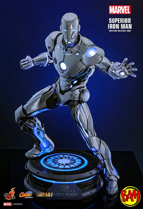 Hot Toys: CMS026D73 Superior Iron Man 1/6 Scale Action Figure (Iron Man)