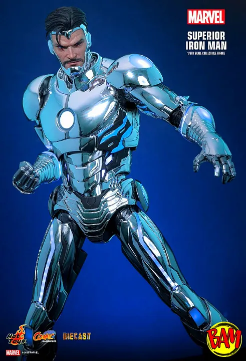 Hot Toys: CMS026D73 Superior Iron Man 1/6 Scale Action Figure (Iron Man)
