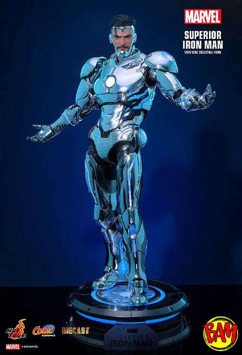 Hot Toys: CMS026D73 Superior Iron Man 1/6 Scale Action Figure (Iron Man)