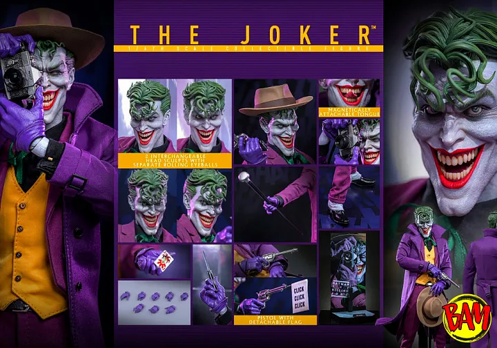 Hot Toys: CMS028 The Joker 1/6 Scale Action Figure (Batman | The Killing Joke)