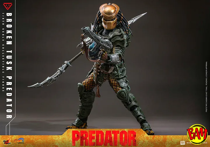 Hot Toys: CMS029 Broken Tusk Predator 1/6 Scale Action Figure (Alien VS Predator)