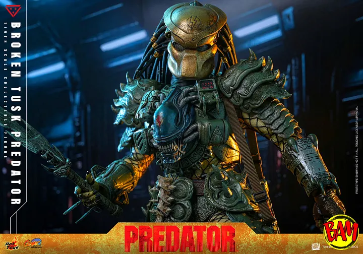 Hot Toys: CMS029 Broken Tusk Predator 1/6 Scale Action Figure (Alien VS Predator)