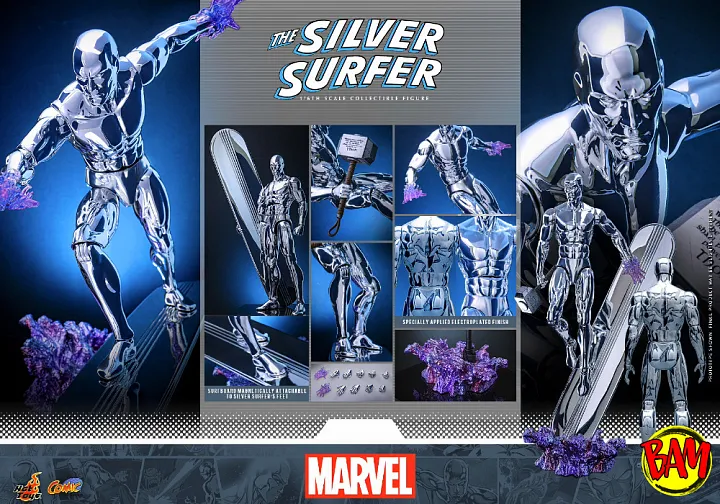 Hot Toys: CMS033 Silver Surfer 1/6 Scale Actionfigur (Marvel Comics)