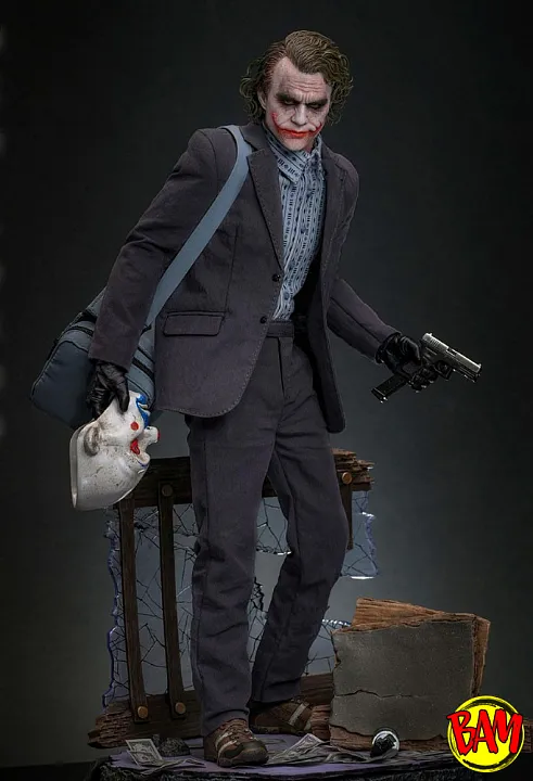Hot Toys: DX50 The Joker Bank Robber 1/6 Scale Actionfigur (The Dark Knight Trilogy)