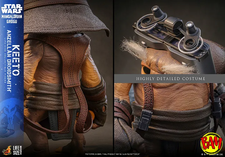 Hot Toys: LMS018 Keeto Anzellan Droidsmith Life-Size Action Figure (Star Wars | The Mandalorian and Grogu)