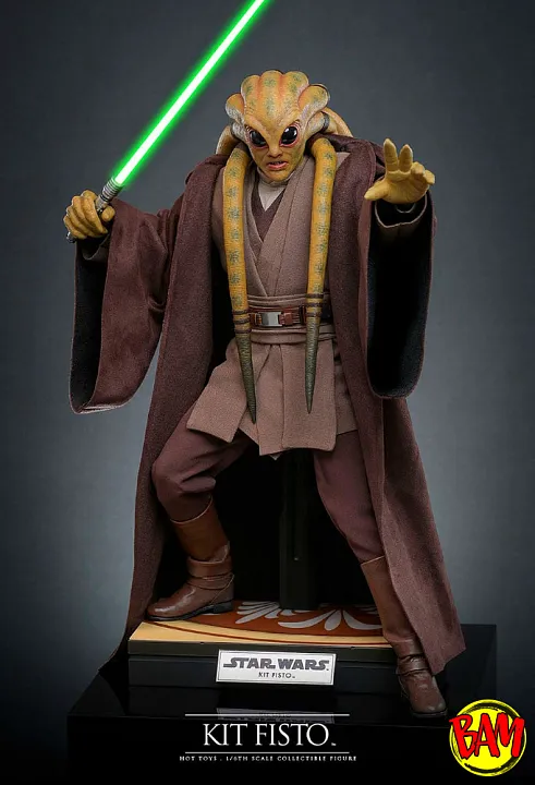 Hot Toys: MMS751 Kit Fisto 1/6 Scale Action Figure (Star Wars)
