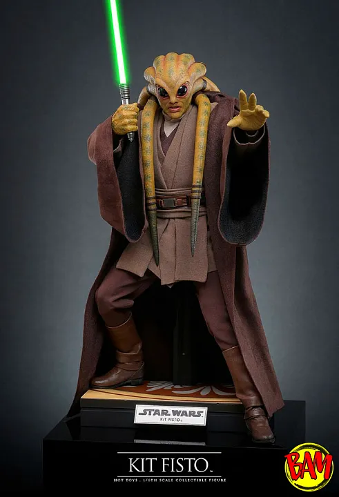 Hot Toys: MMS751 Kit Fisto 1/6 Scale Action Figure (Star Wars)