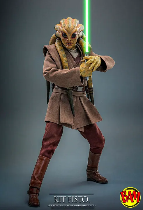 Hot Toys: MMS751 Kit Fisto 1/6 Scale Action Figure (Star Wars)