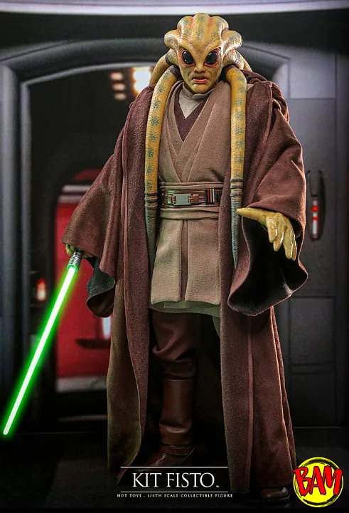 Hot Toys: MMS751 Kit Fisto 1/6 Scale Action Figure (Star Wars)