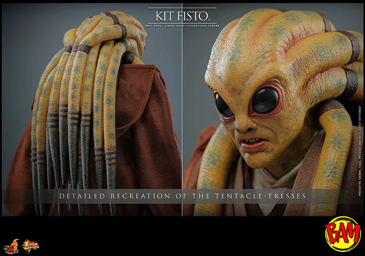 Hot Toys: MMS751 Kit Fisto 1/6 Scale Action Figure (Star Wars)