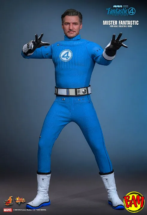 Hot Toys: MMS822 Mister Fantastic & H.E.R.B.I.E. 1/6 Scale Action Figure (Fantastic Four)