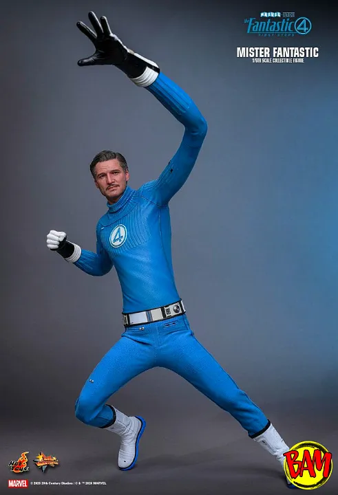 Hot Toys: MMS822 Mister Fantastic & H.E.R.B.I.E. 1/6 Scale Action Figure (Fantastic Four)