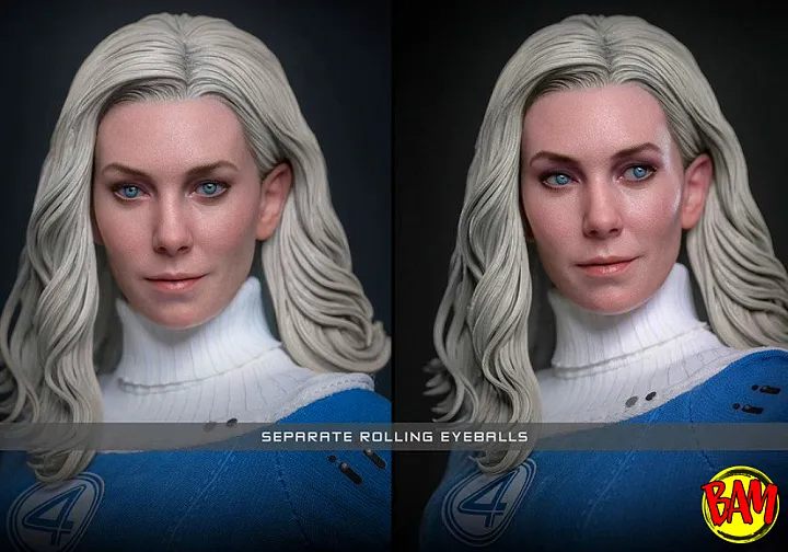 Hot Toys: MMS824 Invisible Woman & H.E.R.B.I.E 1/6 Scale Action Figure (Fantastic Four)