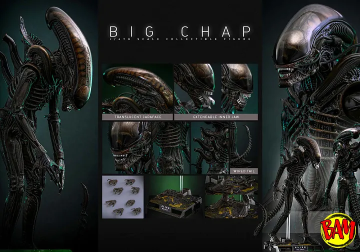 Hot Toys: MMS826 Big Chap 1/6 Scale Actionfigur (Alien)