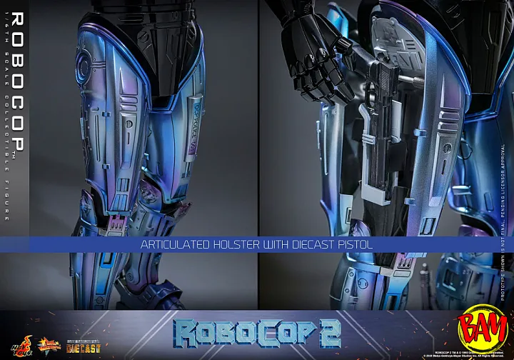 Hot Toys: MMS827D74 RoboCop 1/6 Scale Action Figure (RoboCop 2)