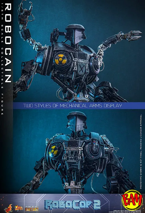Hot Toys: MMS828D75 RoboCain 1/6 Scale Action Figure (RoboCop 2)