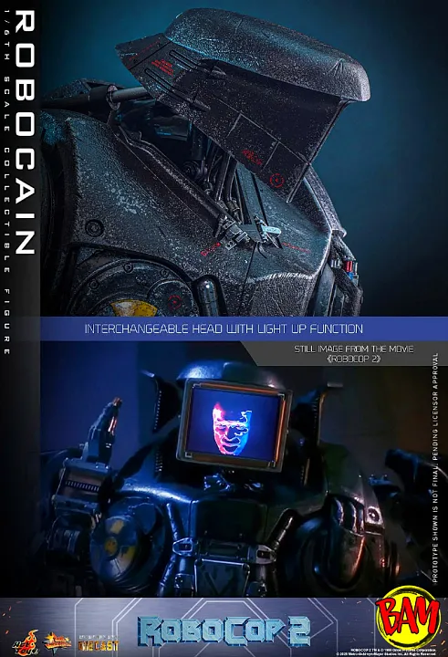Hot Toys: MMS828D75 RoboCain 1/6 Scale Action Figure (RoboCop 2)