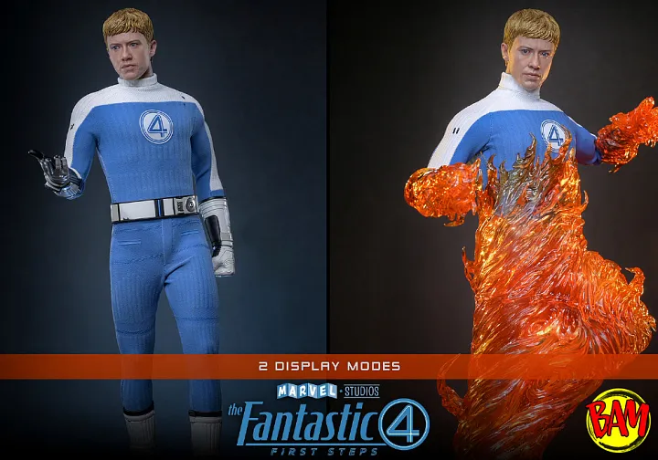 Hot Toys: MMS829 Human Torch 1/6 Scale Actionfigur (Fantastic Four)