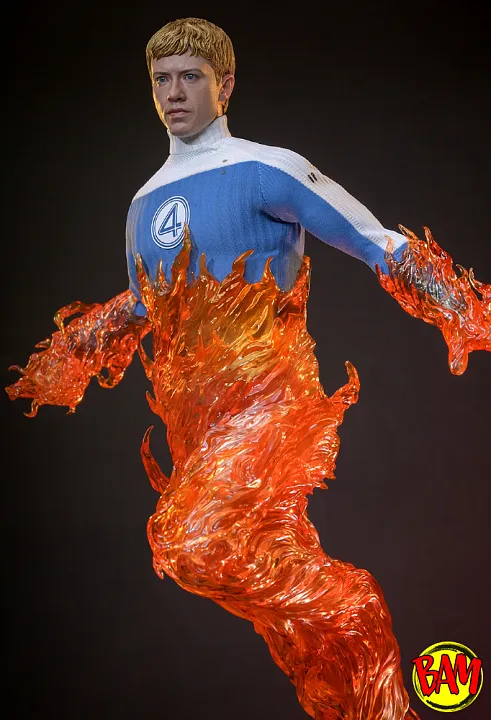 Hot Toys: MMS829 Human Torch 1/6 Scale Actionfigur (Fantastic Four)