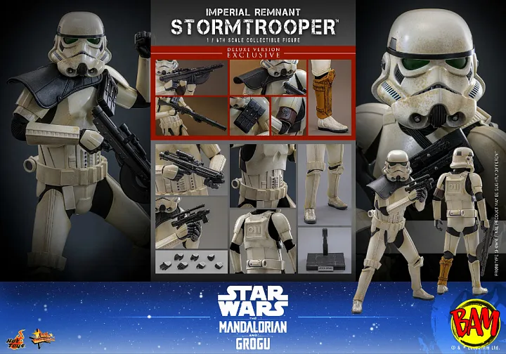Hot Toys: MMS837 Imperial Remnant Stormtrooper 1/6 Scale Actionfigur (Star Wars) Deluxe Version