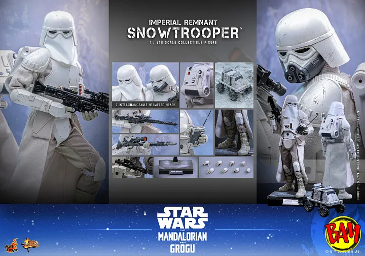 Hot Toys: MMS838 Imperial Remnant Snowtrooper 1/6 Scale Actionfigur (Star Wars)