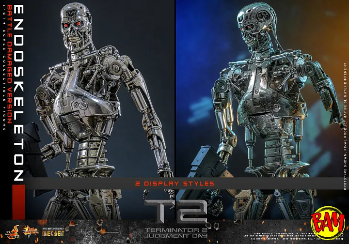 Hot Toys: MMS840D77 Endoskeleton 1/6 Scale Actionfigur (Terminator 2)