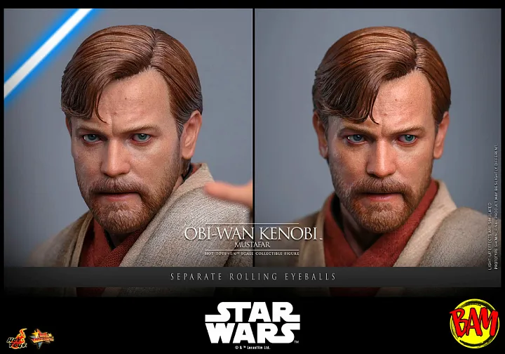 Hot Toys: MMS843 Obi-Wan Kenobi 1/6 Scale Action Figure Mustafar (Star Wars)