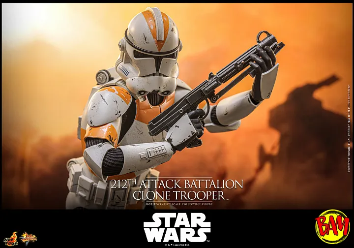 Hot Toys: MMS851 | 212th Attack Battalion Clone Trooper 1/6 Scale Action Figure (Star Wars)